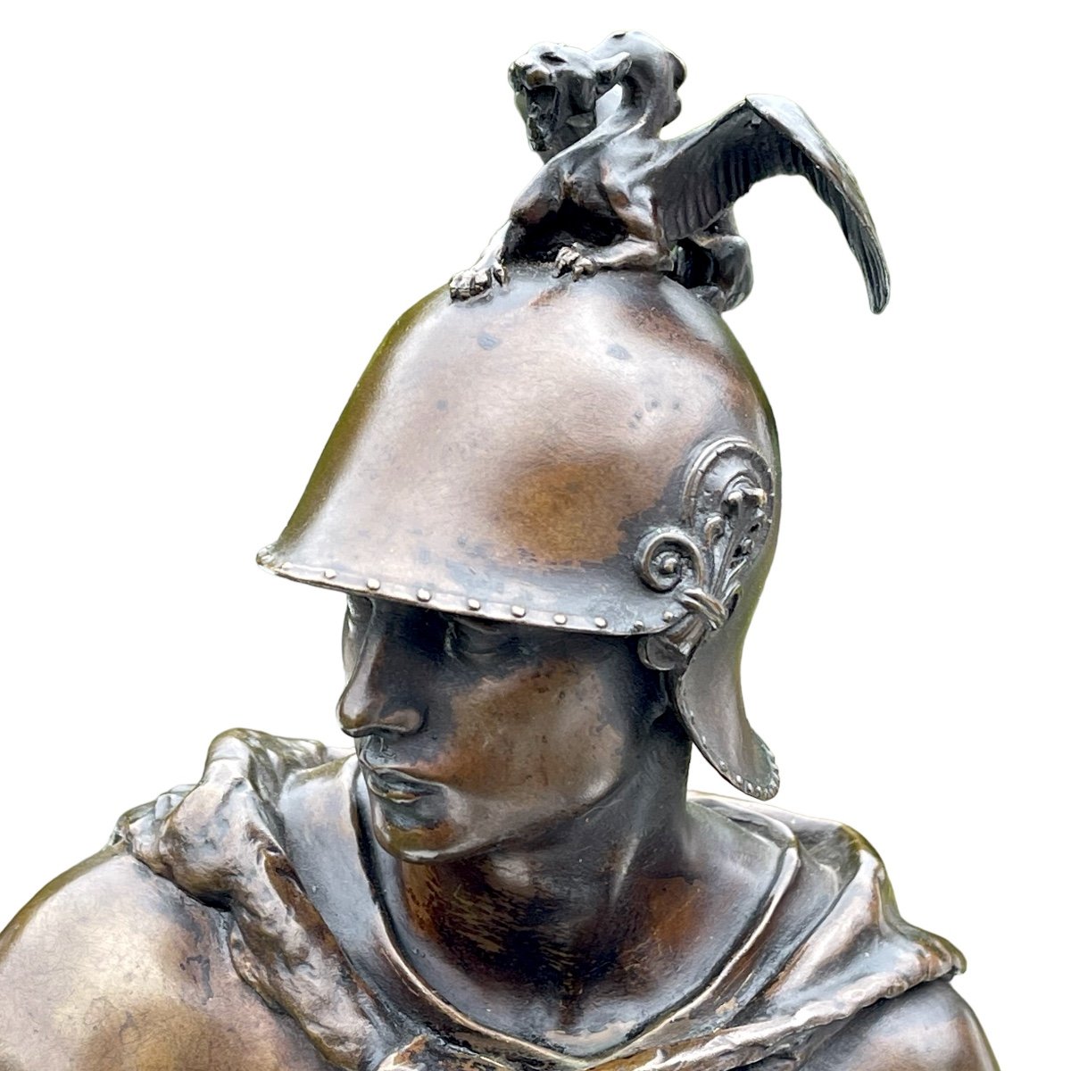 Bronze Barbedienne Military Courage-photo-2