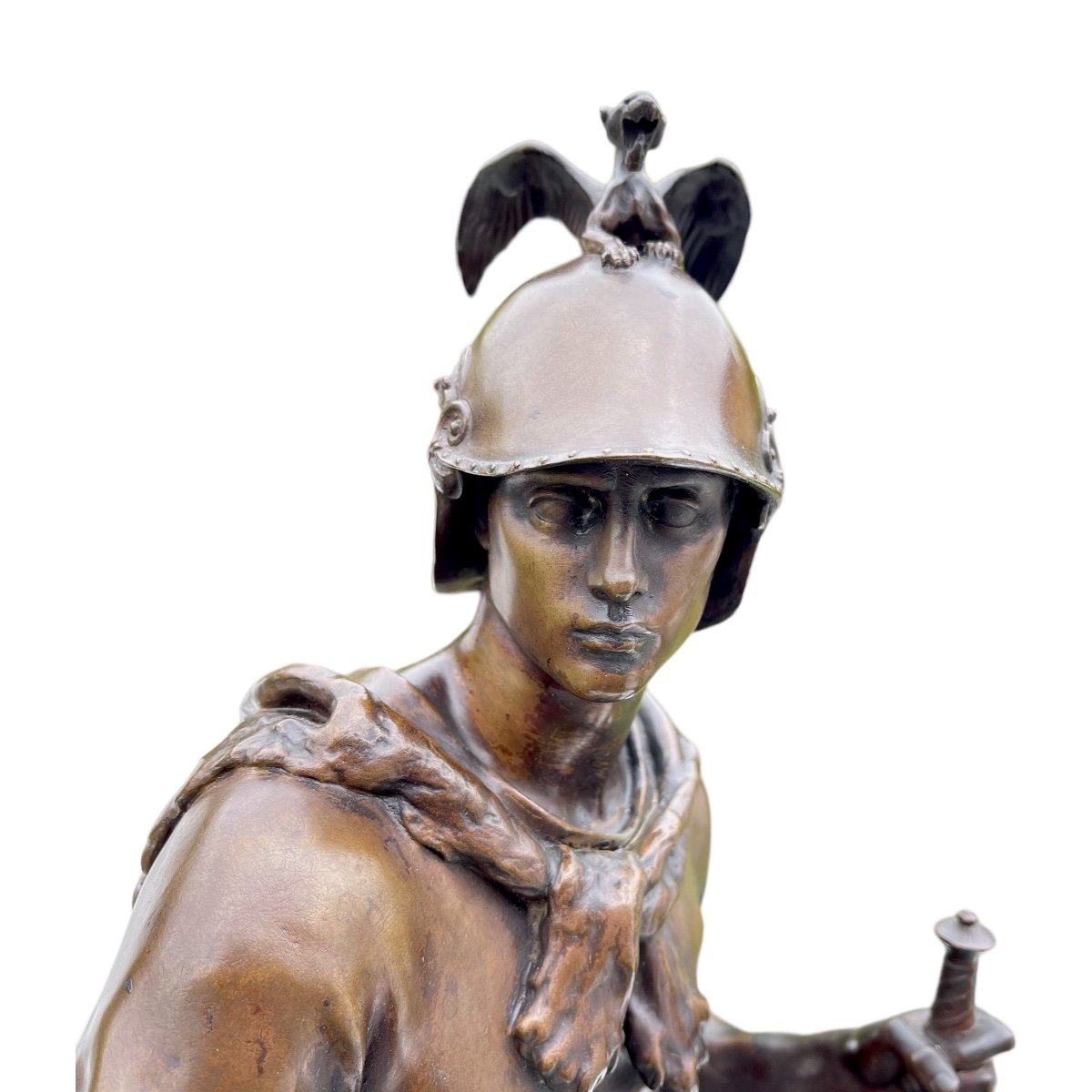 Bronze Barbedienne Military Courage-photo-3