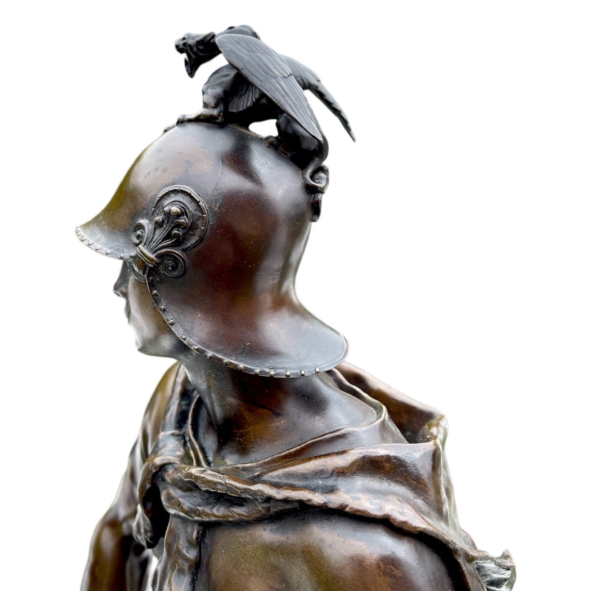 Bronze Barbedienne Military Courage-photo-2