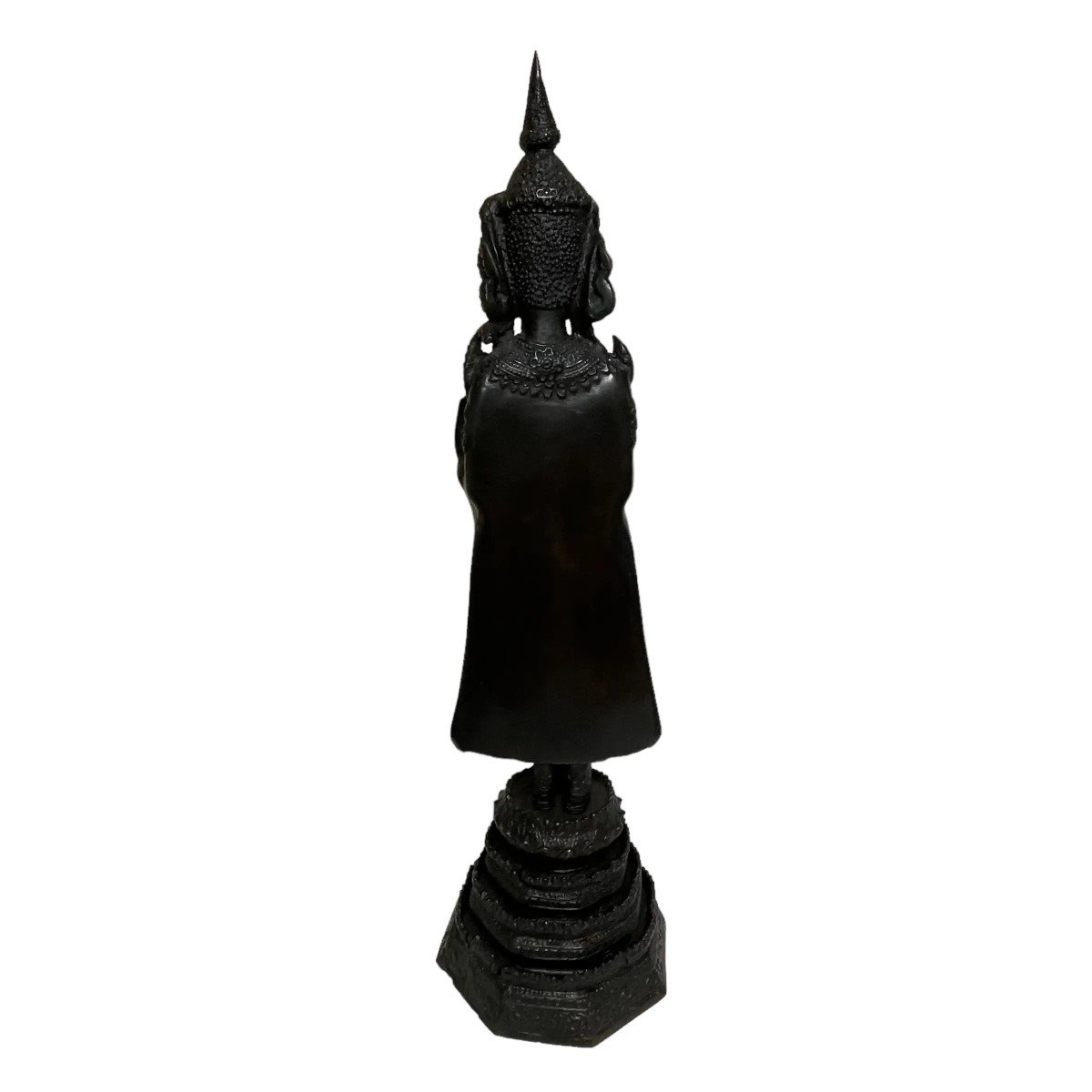 Standing Buddha In Bronze-photo-4