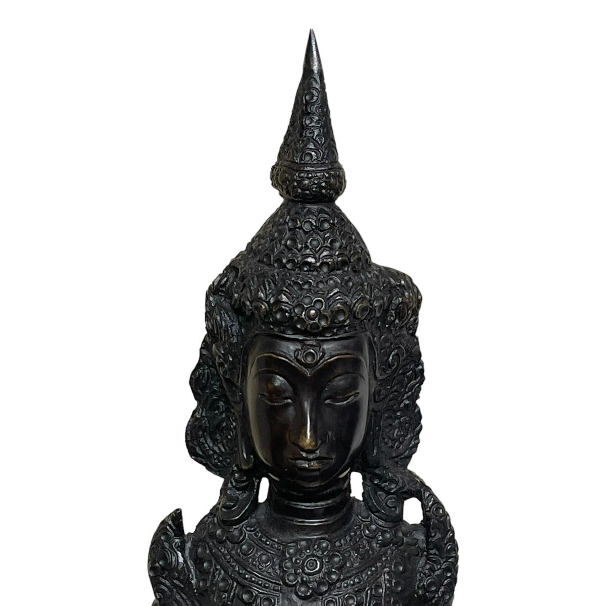 Bouddha Debout En Bronze-photo-1