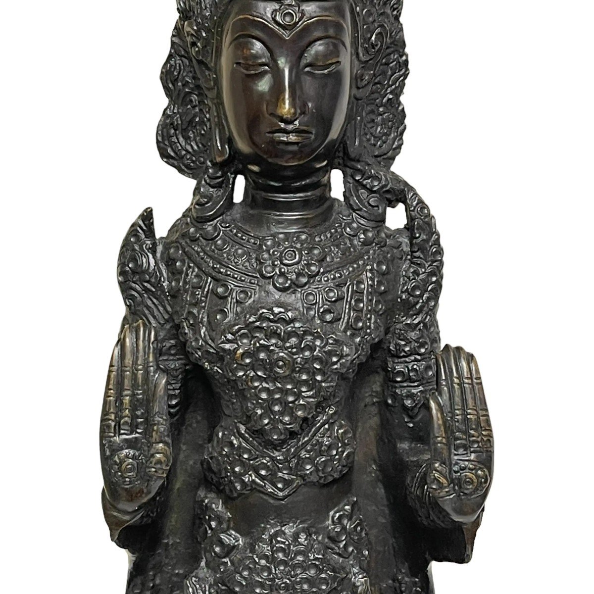 Standing Buddha In Bronze-photo-2