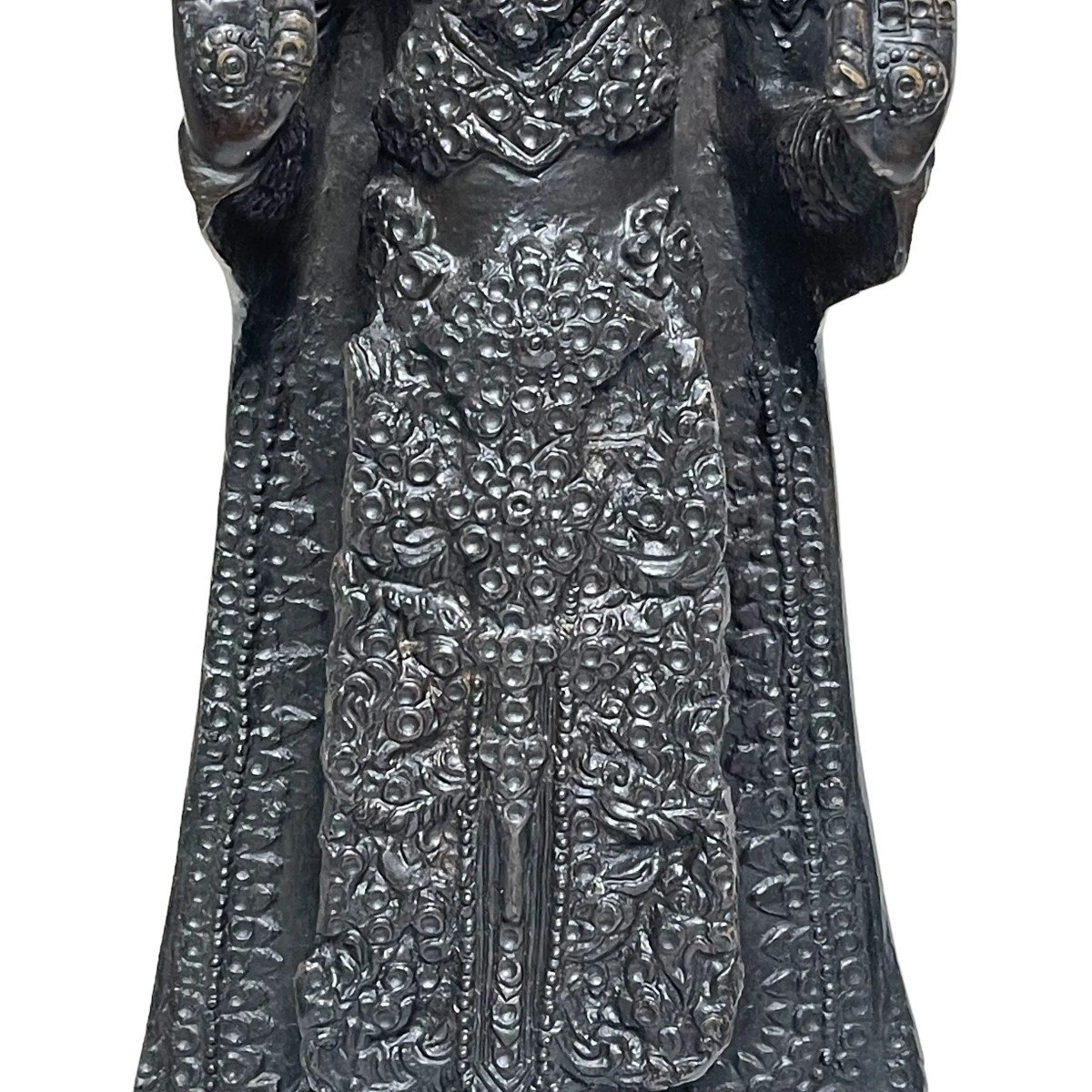 Bouddha Debout En Bronze-photo-3