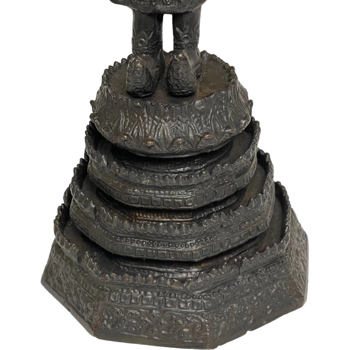 Standing Buddha In Bronze-photo-5