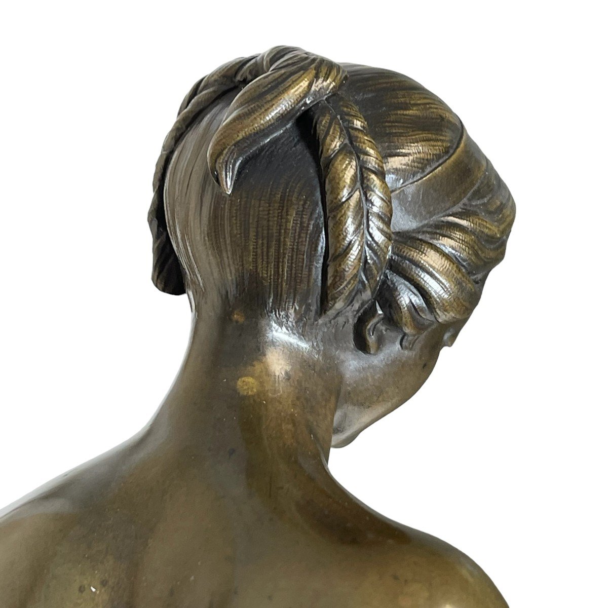 Diane Au Bain En Bronze d'Après Falconet-photo-5