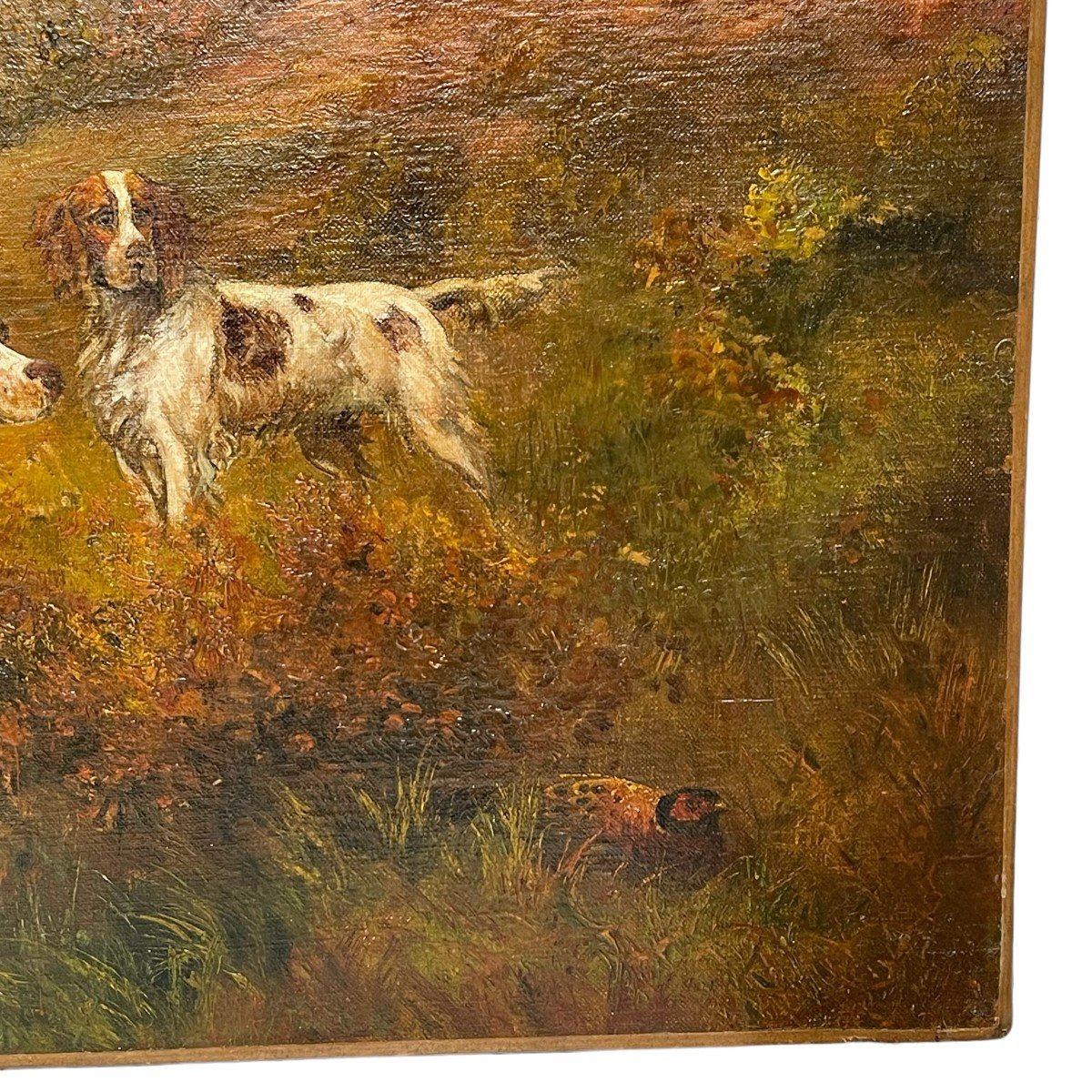 Huile Sur Toile Signée Dantan-photo-2