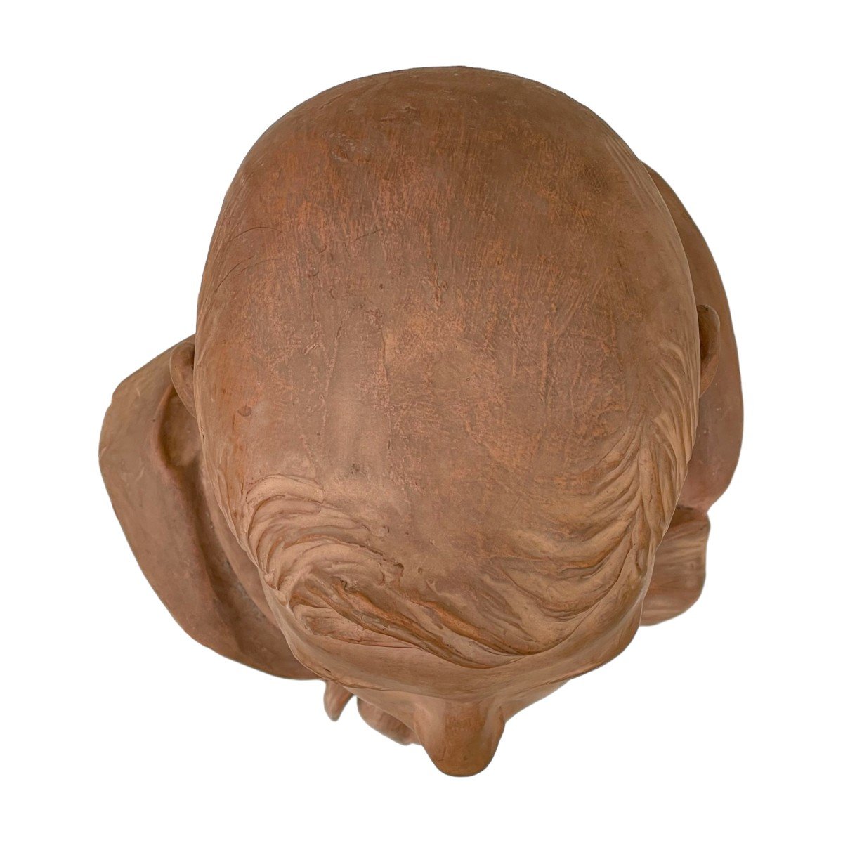 Terracotta Bust Of A Young Man-photo-3