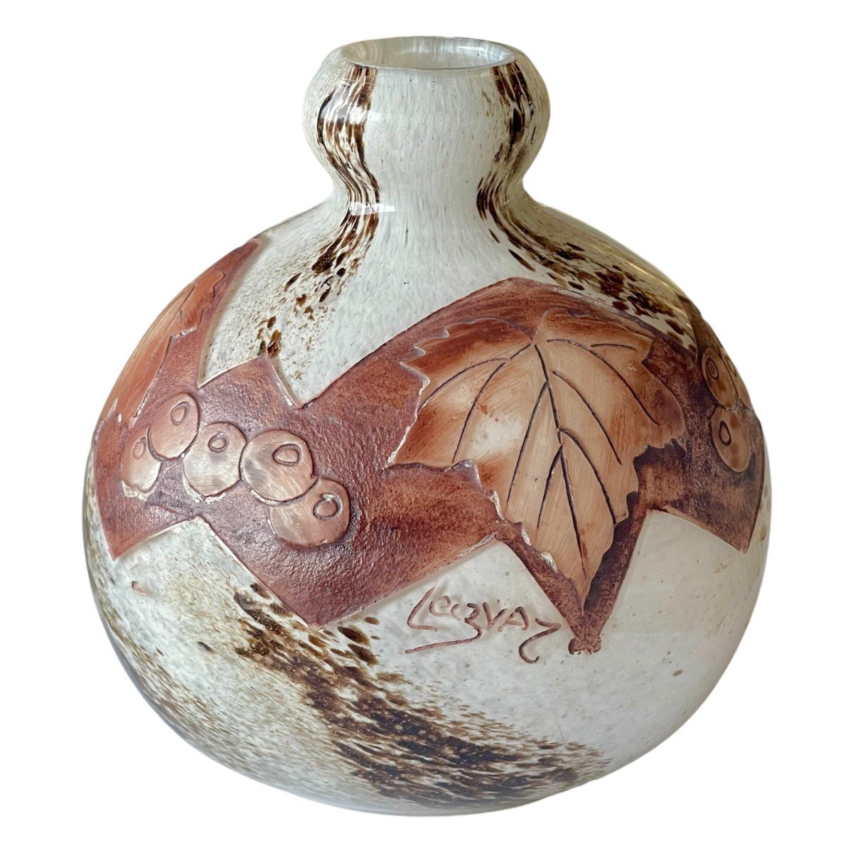 Vase Boule Signé Legras