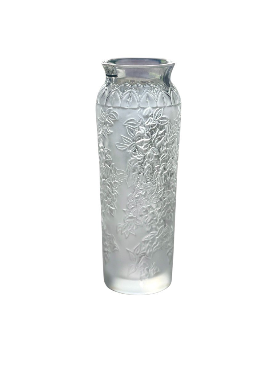Vase Lalique France Bougainvillier-photo-2