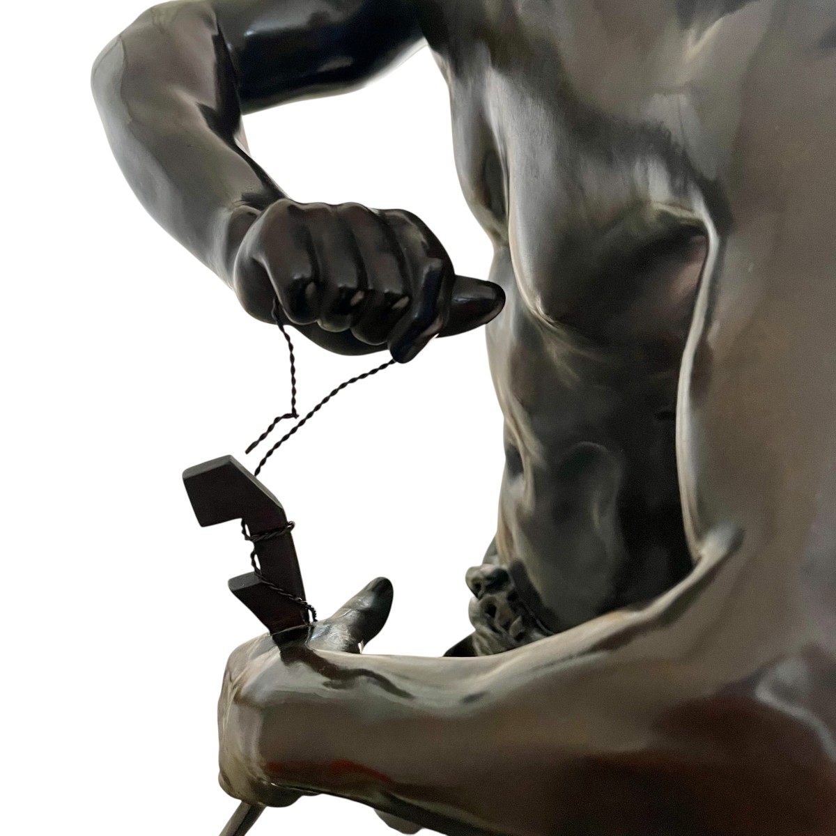 Sarpedon, 87 Cm Bronze, Molierre Castle, Henri Peinte-photo-4