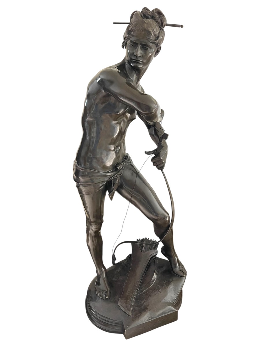 Sarpedon, 87 Cm Bronze, Molierre Castle, Henri Peinte