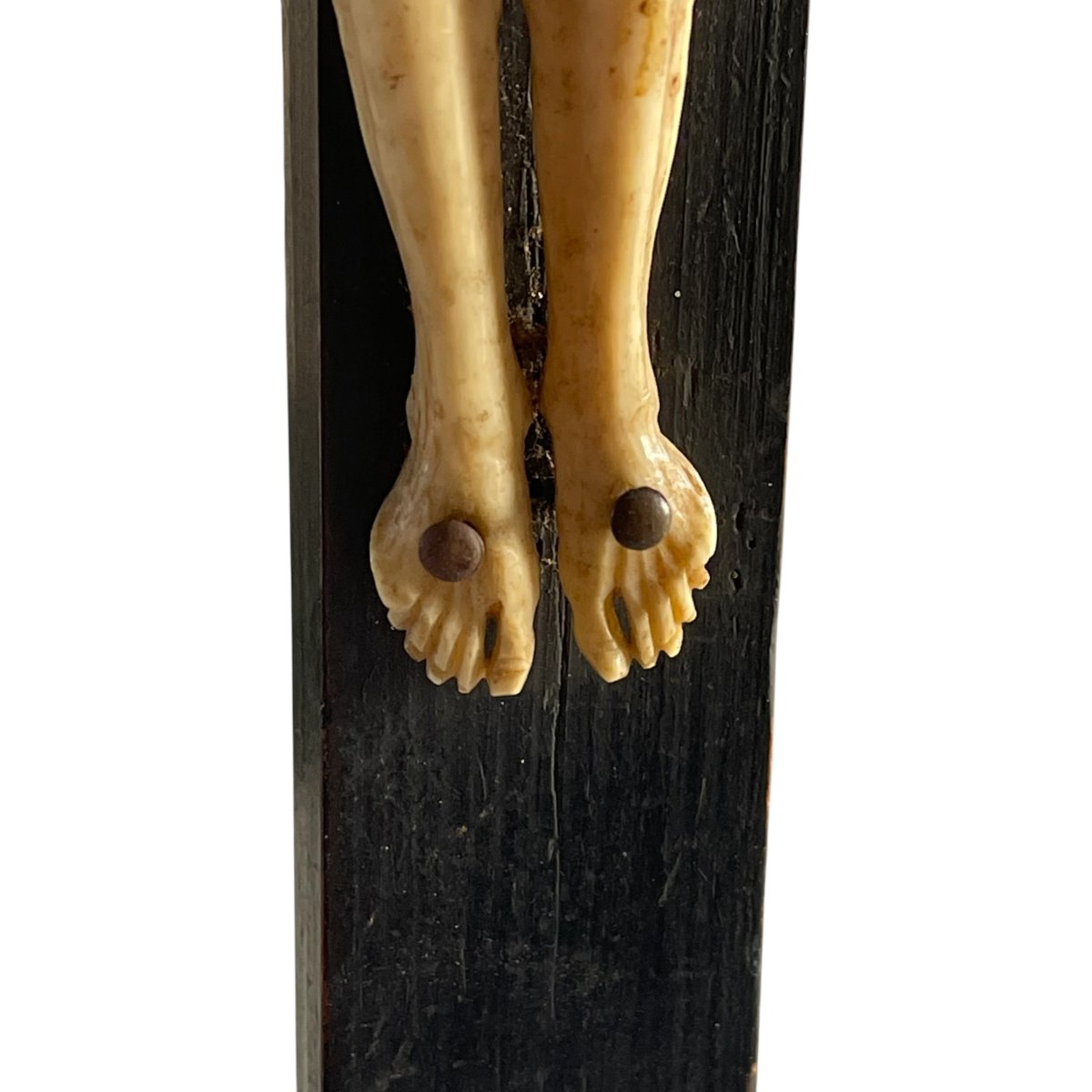 Private Oratory Crucifix - Ivory Christ With Cites - Historical Detail Present-photo-1
