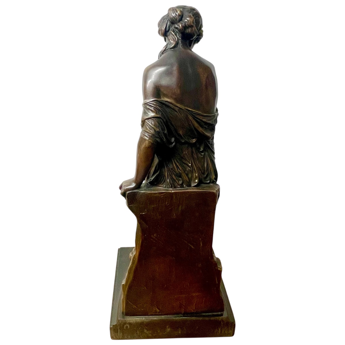 Émile Carlier (1849-1927) - Sculpture en bronze -La Source-photo-1