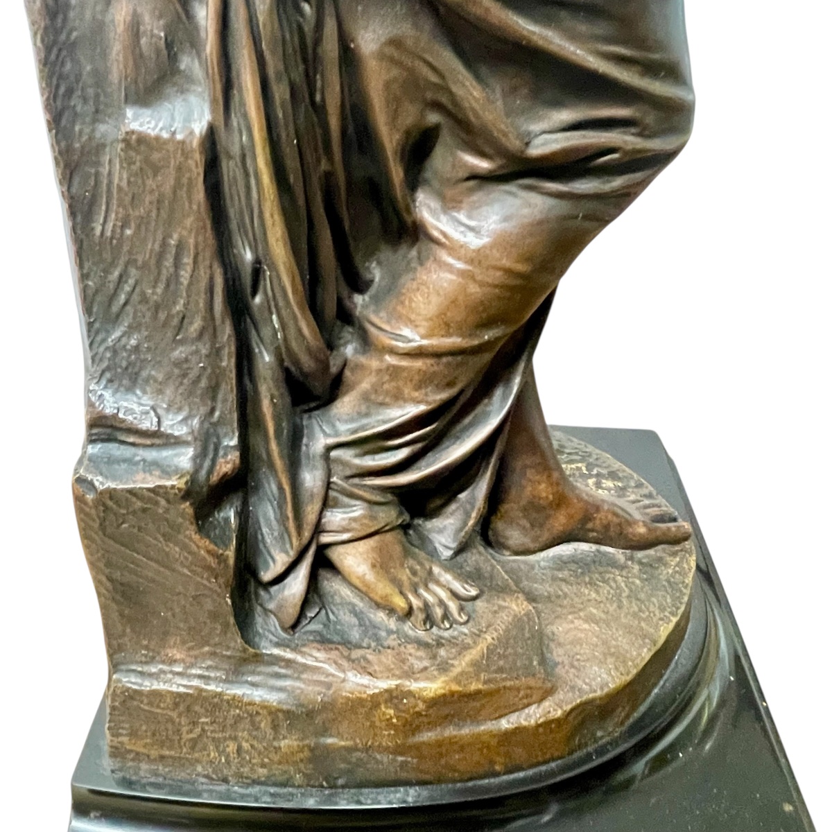 Émile Carlier (1849-1927) - Sculpture en bronze -La Source-photo-6