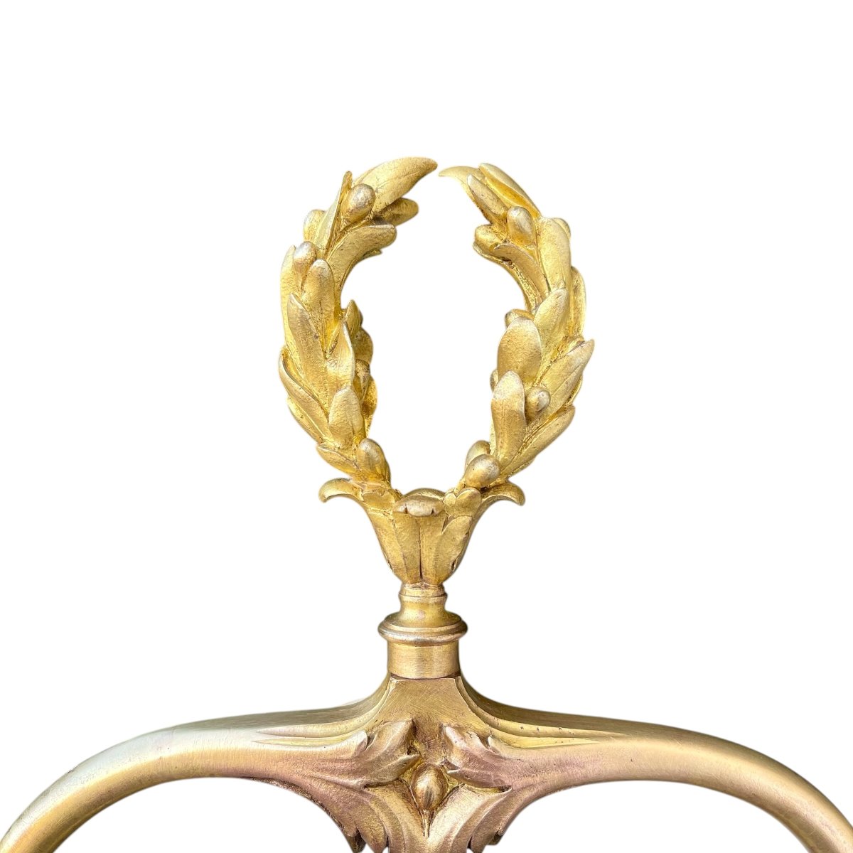 Gilded Bronze Lamp Base By François Rambaud, Susse Frères Cast Iron-photo-3