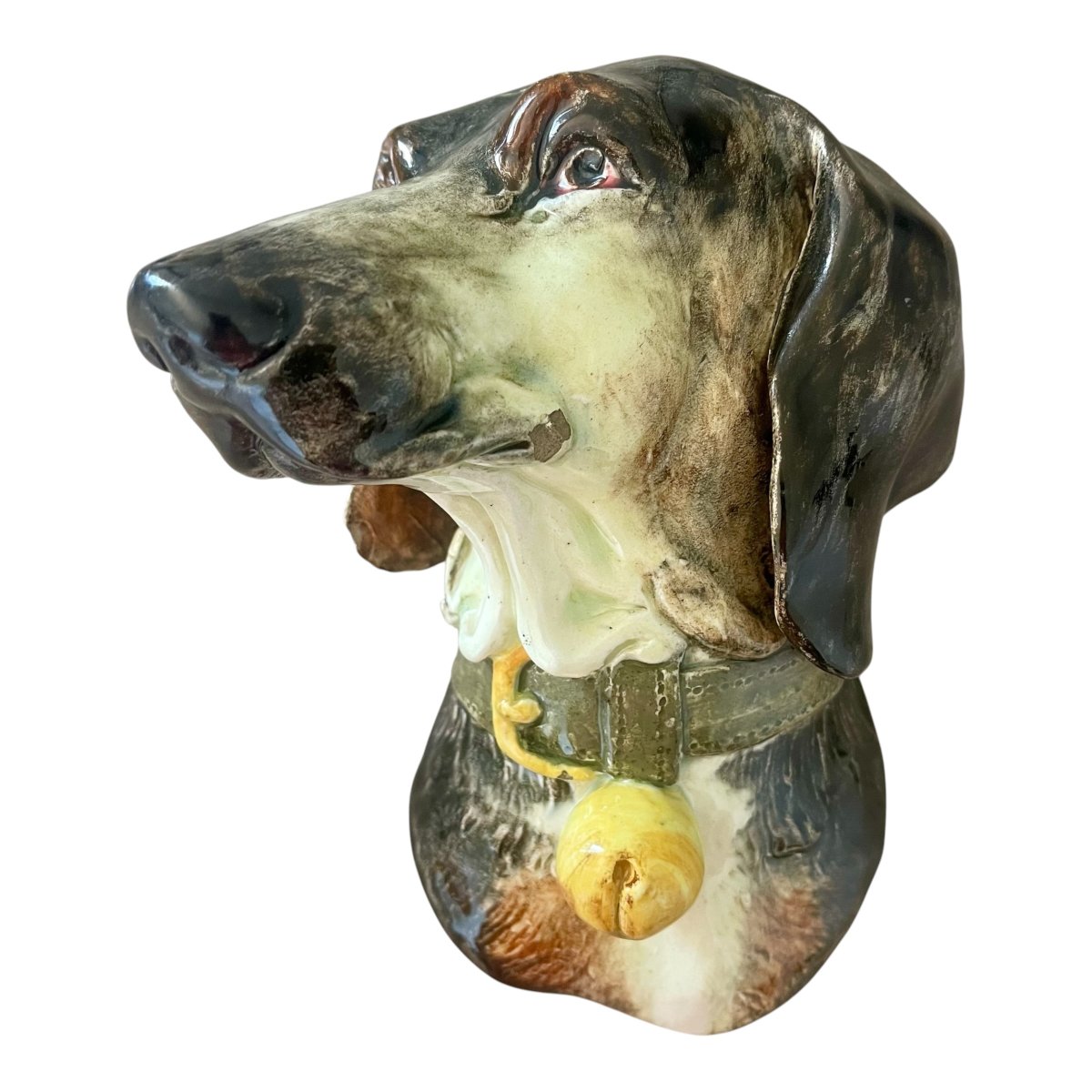 Delphin Massier - Wall-mounted Flower Pots In The Shape Of Dogs-photo-3