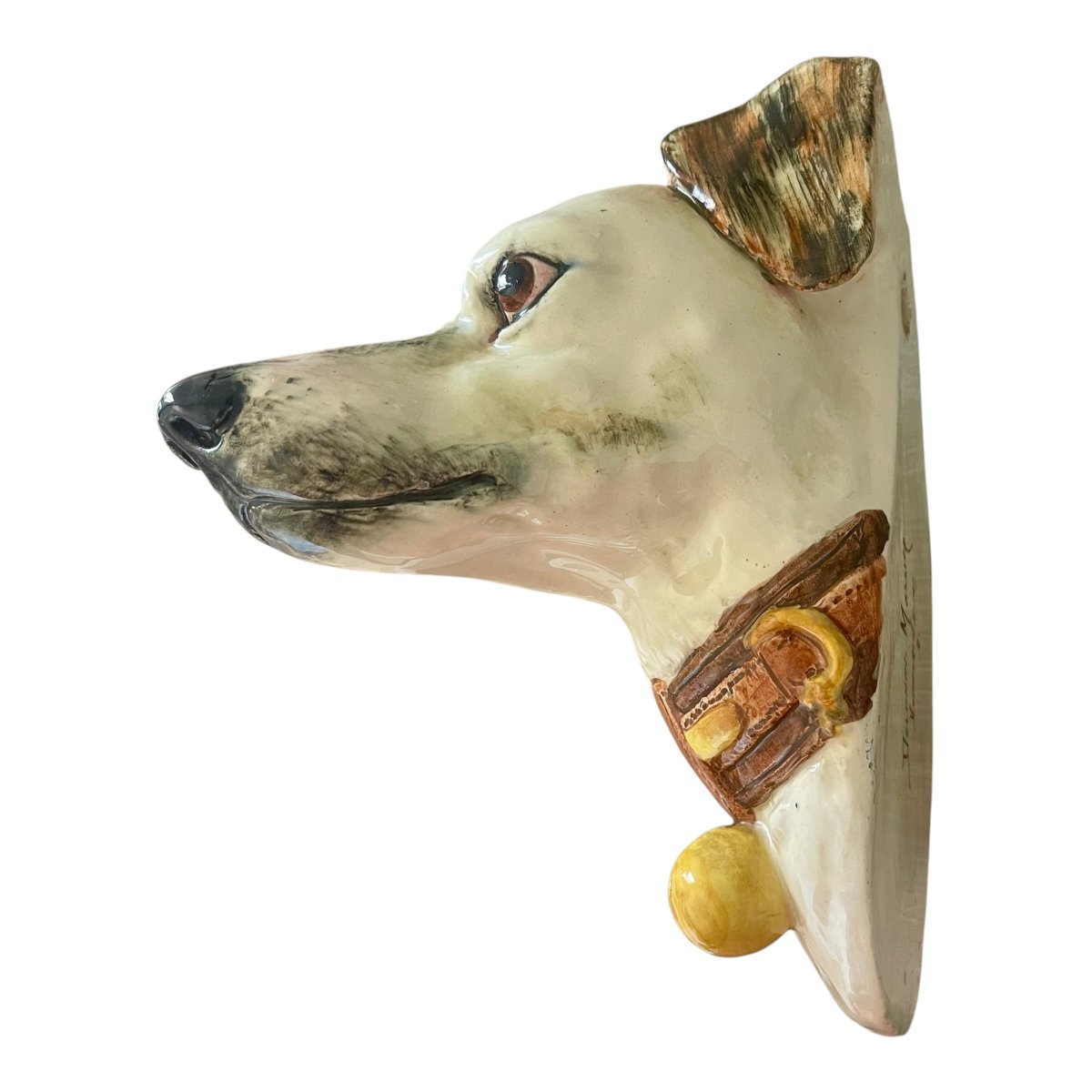 Delphin Massier - Wall-mounted Flower Pots In The Shape Of Dogs-photo-3