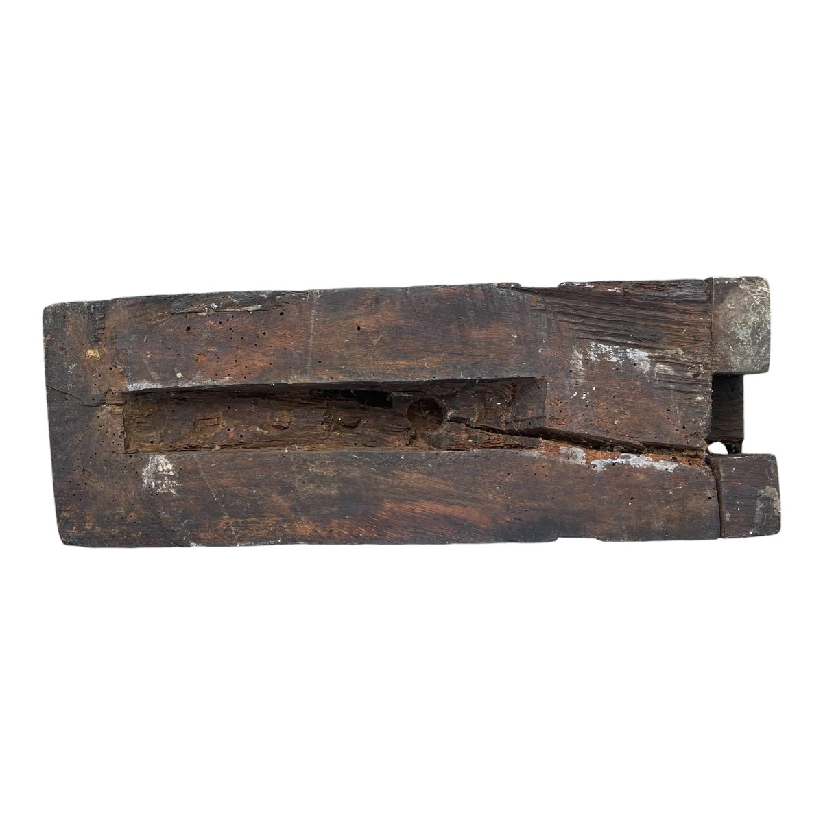 Deux corbeaux religieux en chêne sculpté, début XVIème, Haute époque-photo-1