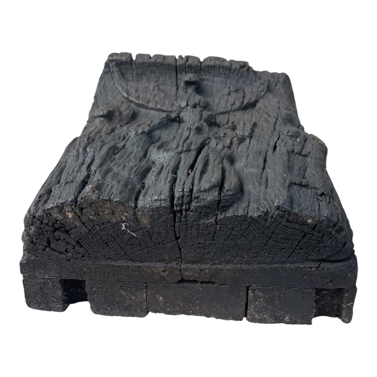 Deux corbeaux religieux en chêne sculpté, début XVIème, Haute époque-photo-5