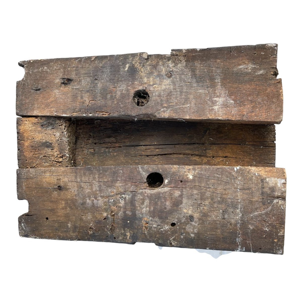 Deux corbeaux religieux en chêne sculpté, début XVIème, Haute époque-photo-8