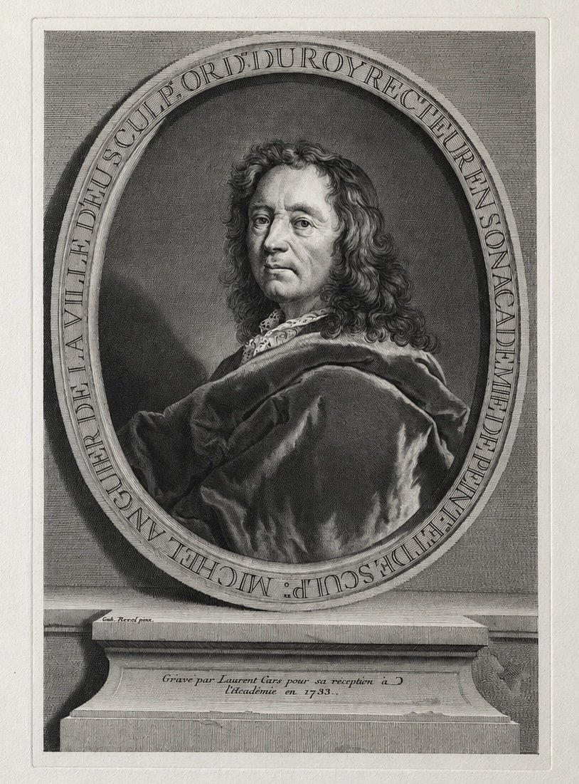 Gravure de Laurent Cars - portrait de Michel Anguier 1733-photo-4