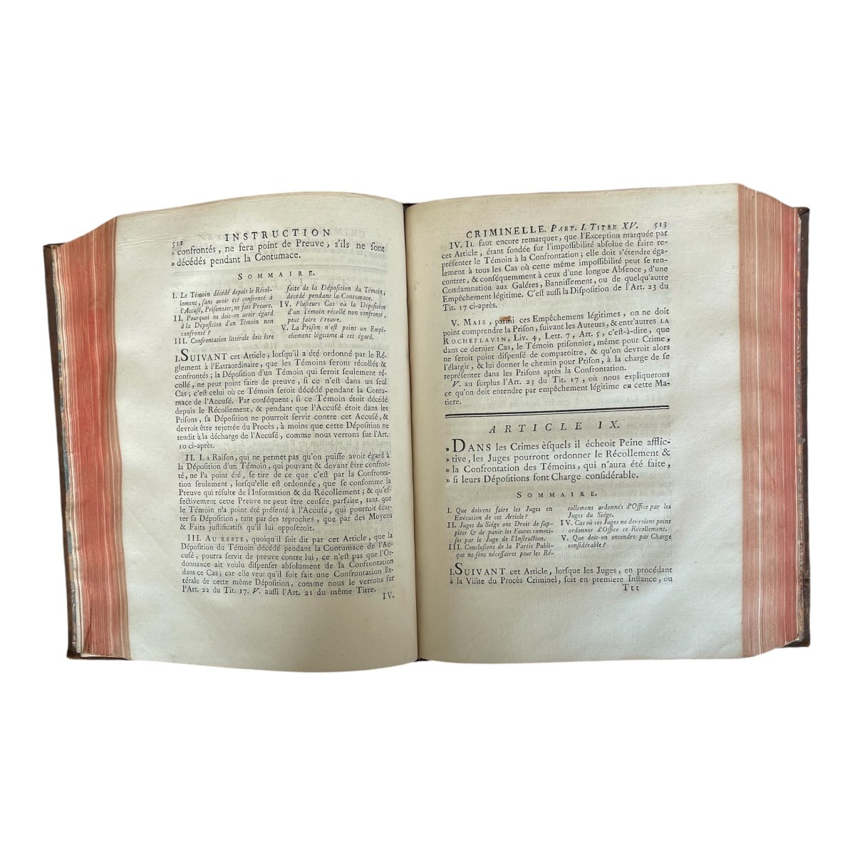 Muyart De Vouglans - Instruction criminelle suivant les lois du Royaume - 1762 - In-4° -photo-2