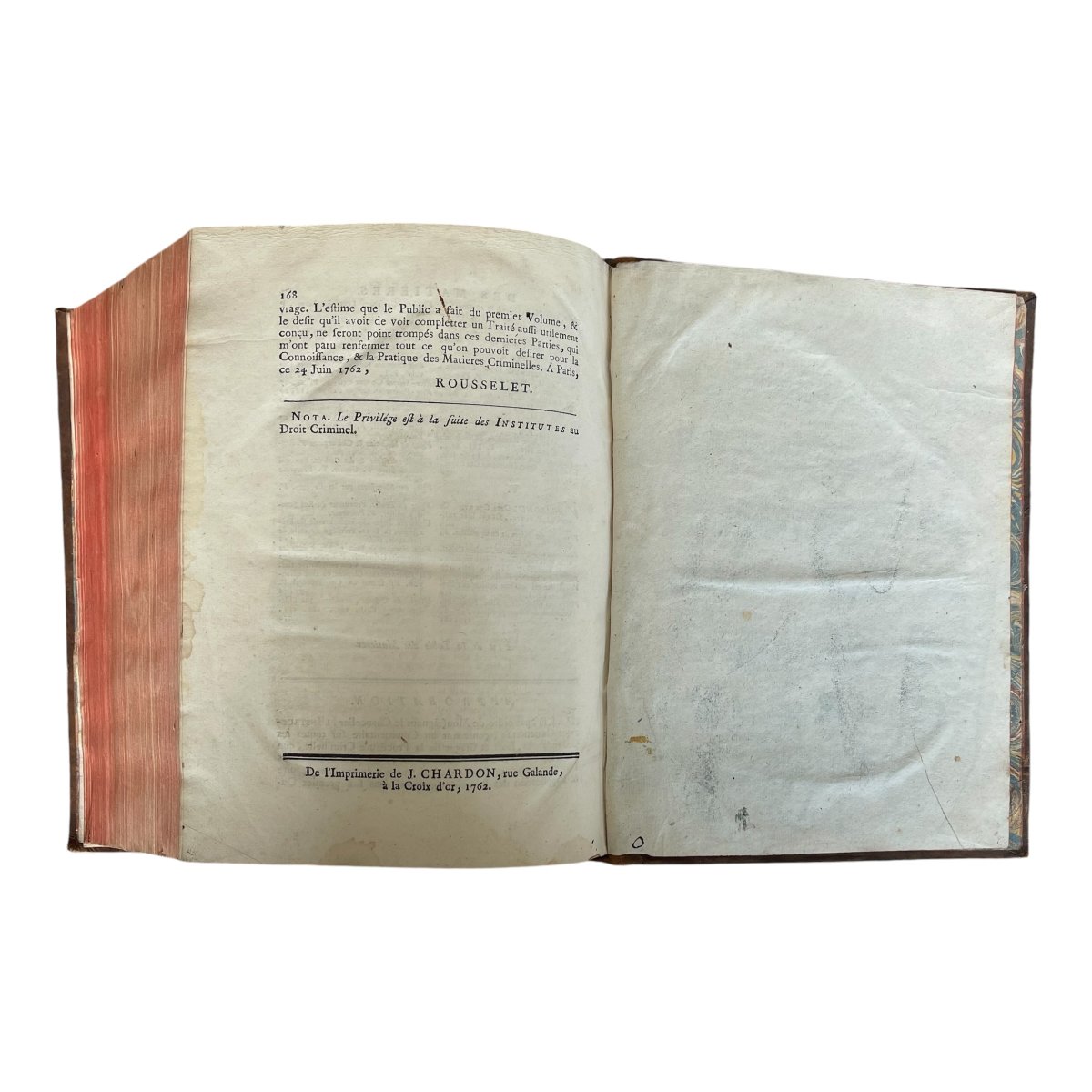 Muyart De Vouglans - Instruction criminelle suivant les lois du Royaume - 1762 - In-4° -photo-3