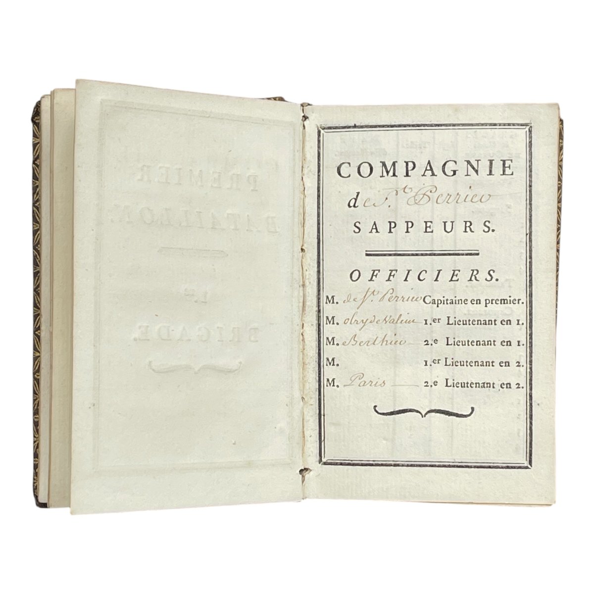 Contrôle manuscrit du régiment de Metz – Corps royal de l’artillerie – 1767-photo-2