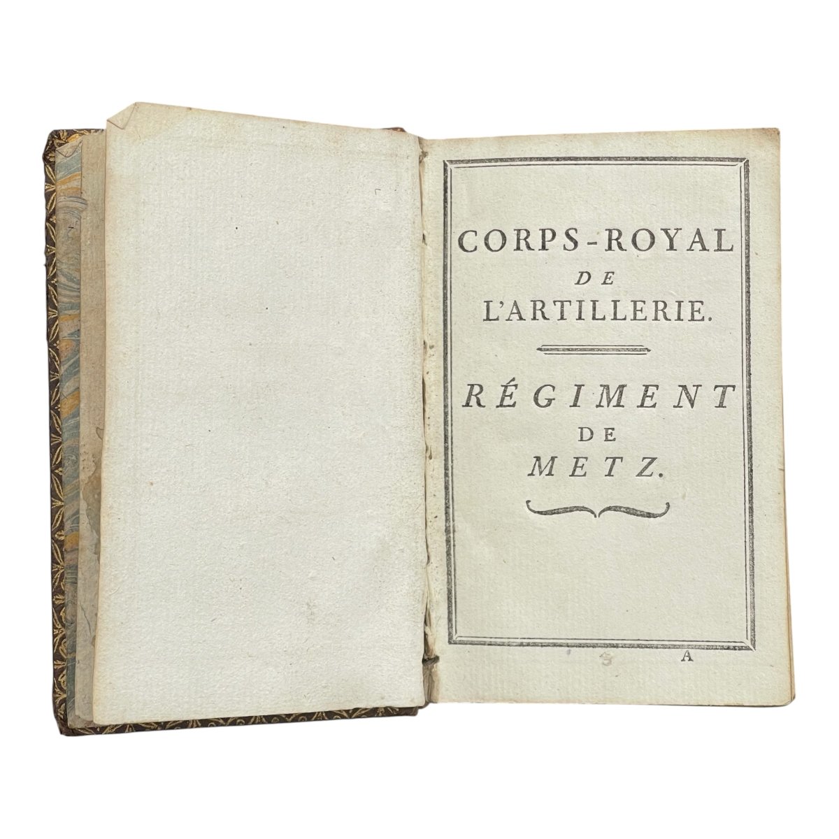 Contrôle manuscrit du régiment de Metz – Corps royal de l’artillerie – 1767