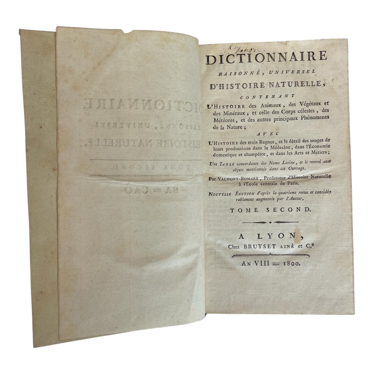 Valmont de Bomare - Dictionnaire d'histoire naturelle - 15 volumes - 1800-photo-4