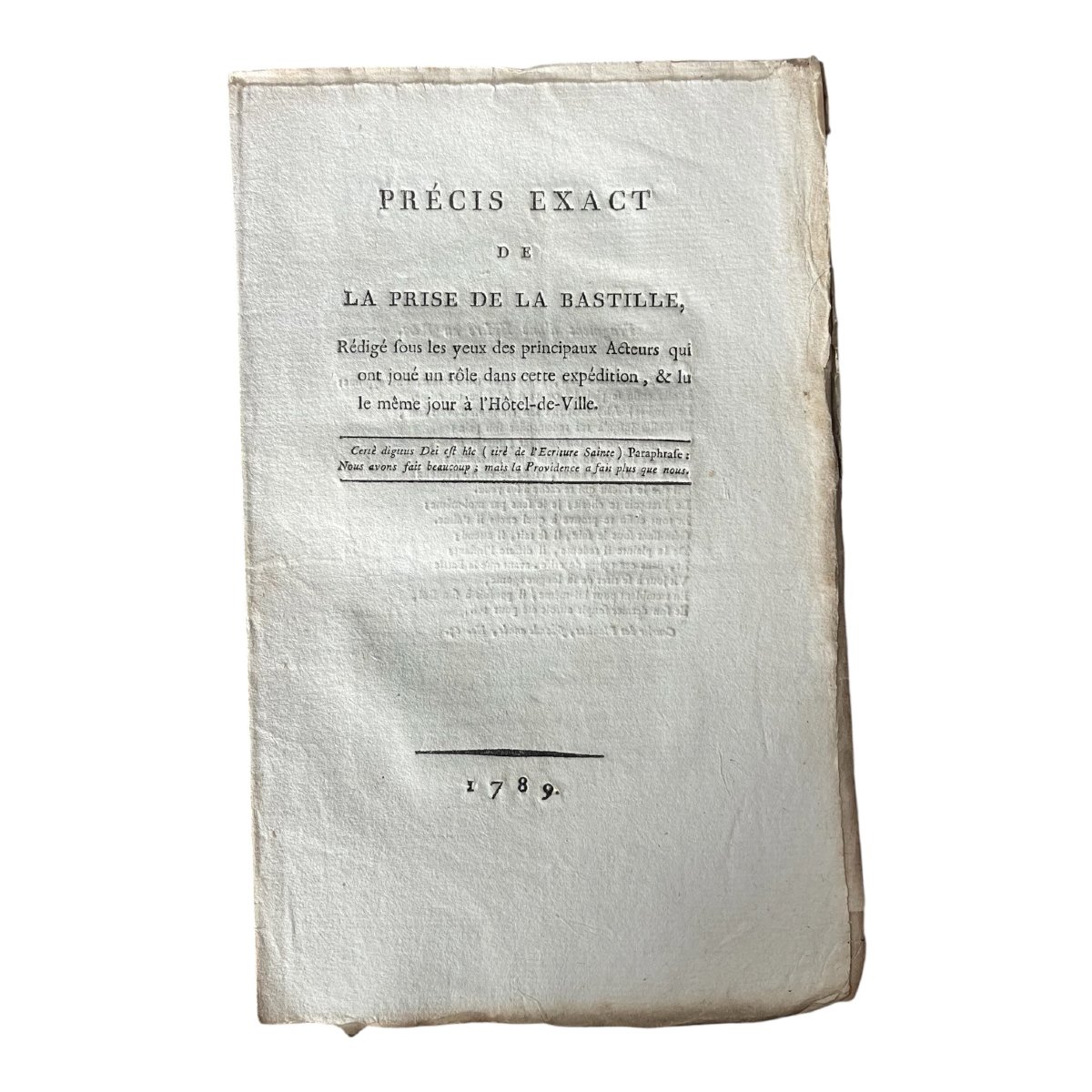 Ensemble de 27 imprimés -Louis XVI, états généraux, Bastille, Révolution française,1787 à 1791-photo-1