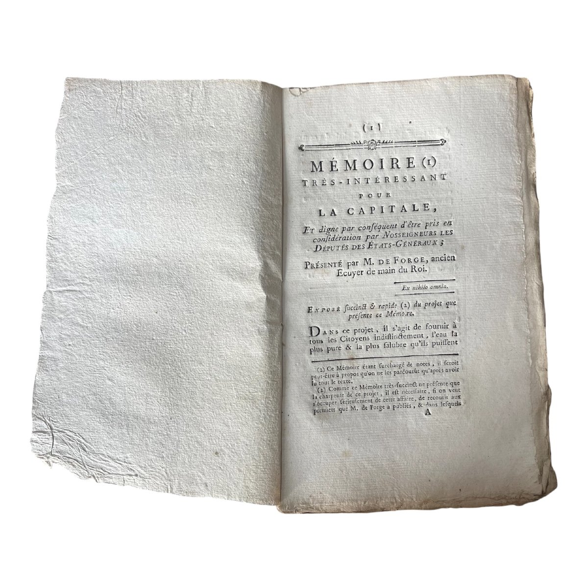 Ensemble de 27 imprimés -Louis XVI, états généraux, Bastille, Révolution française,1787 à 1791-photo-6