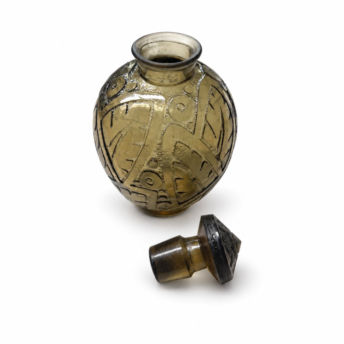 Perfume Bottle - Daum Nancy, France - Art Deco Period-photo-2