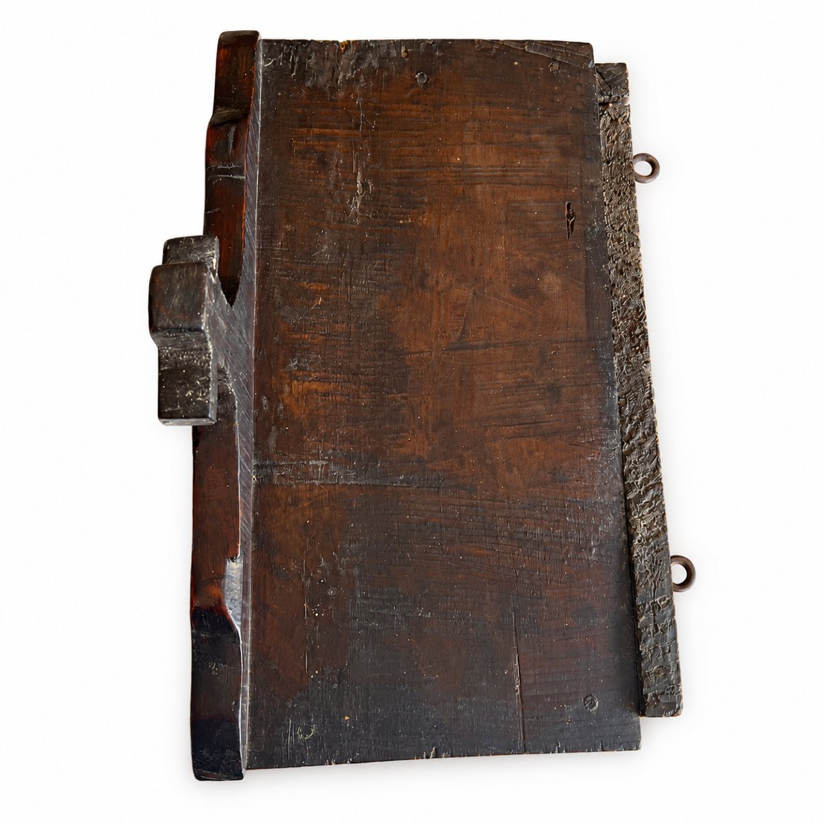 Wooden Devotional Display Case With A Cross On The Pediment-photo-1