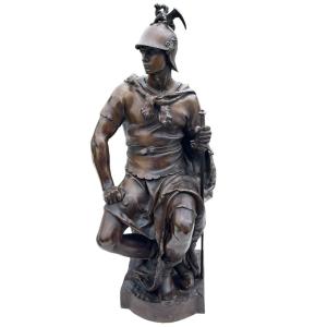 Bronze Barbedienne Le Courage Militaire 