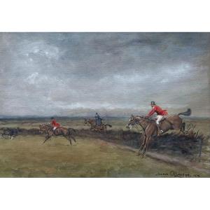 Horse Racing Signed Denis Aldridge