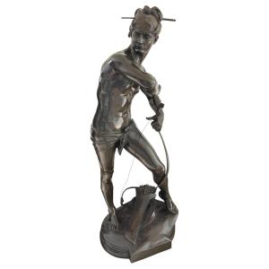 Sarpedon, 87 Cm Bronze, Molierre Castle, Henri Peinte