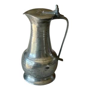 Pichet en étain XVIIIème - Falaise, C. Borde