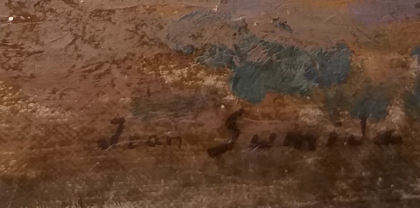 Painting Signed Jean Sumida XX -photo-2