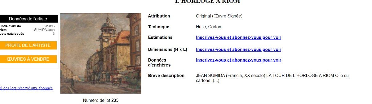 Painting Signed Jean Sumida XX -photo-3