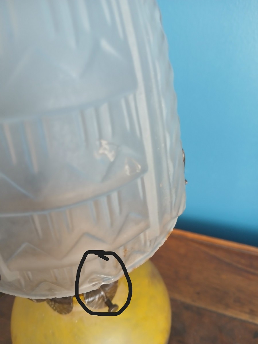 Art Deco Glass Paste Lamp-photo-4