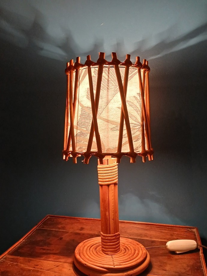 Louis Sognot Bamboo Lamp-photo-2