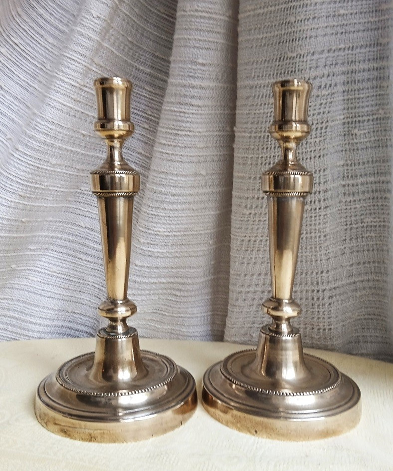 Pair Of Louis XVI Candlesticks-photo-4