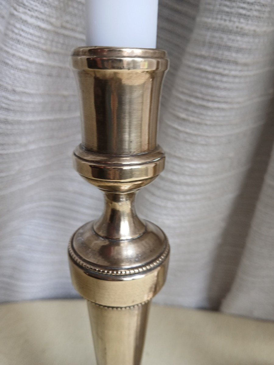 Pair Of Louis XVI Candlesticks-photo-2