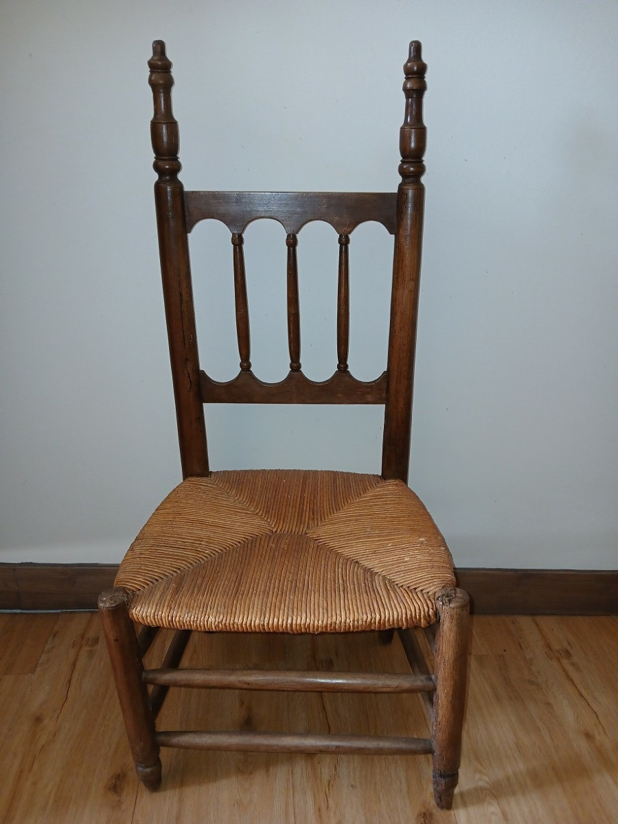 Chaise de coin de feu XIX