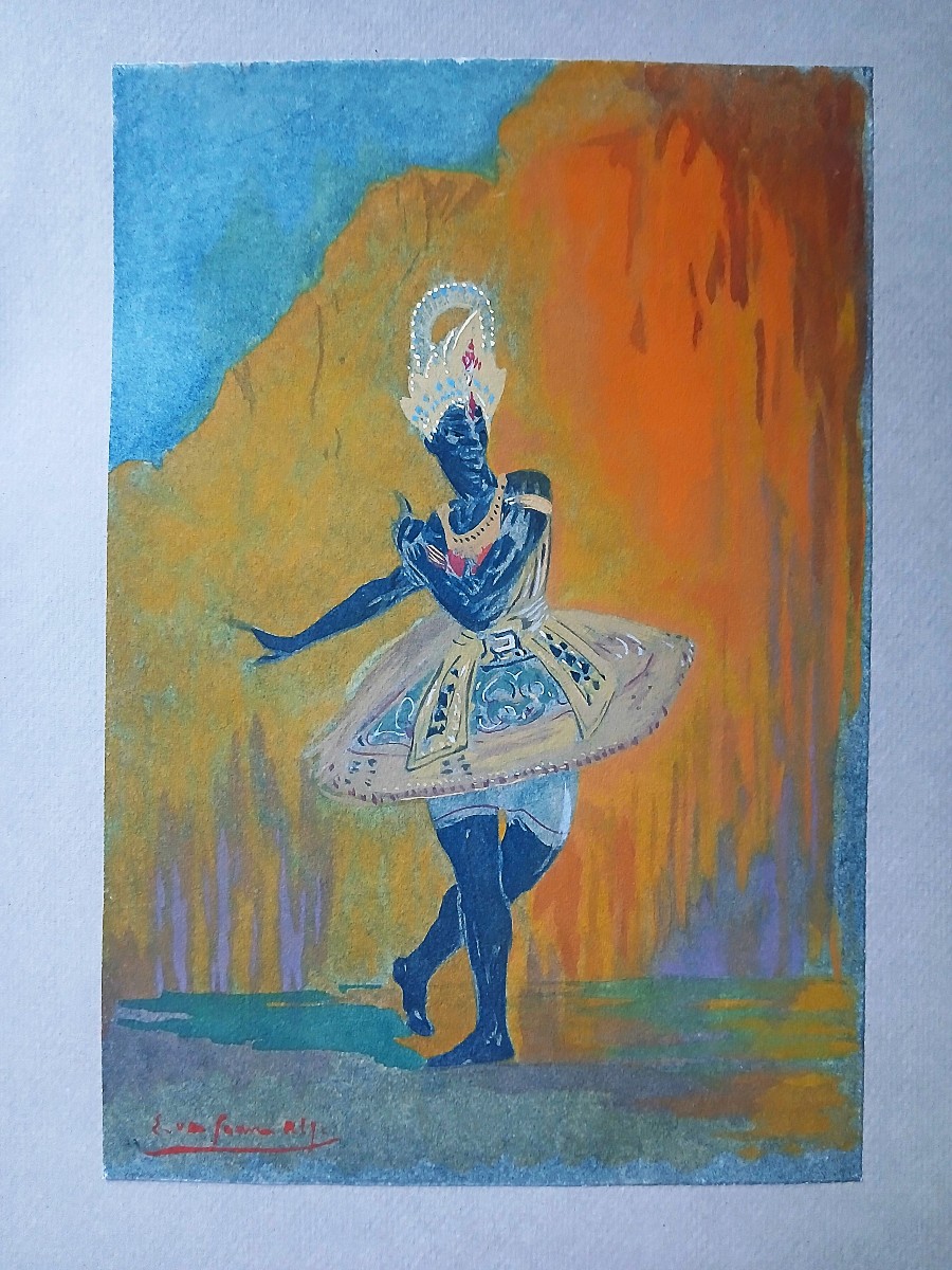 7 Gravures à l'eau-forte Epoque 1920-photo-1