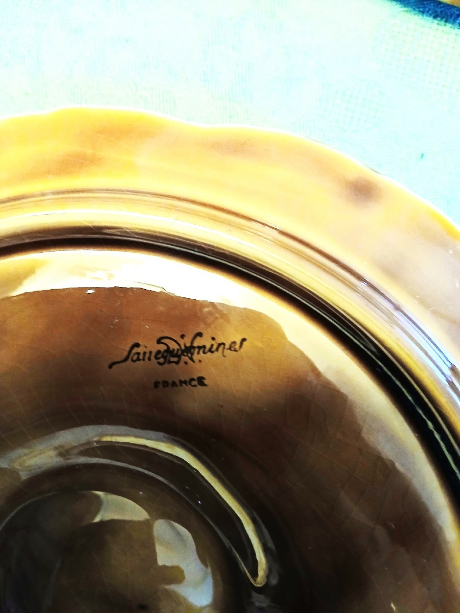 Assiettes à Huitres en Barbotine-photo-1