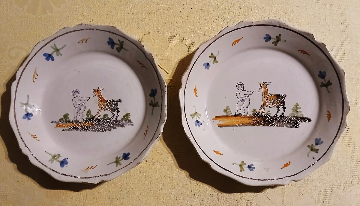 Plate From Nevers, 18th Century-photo-1