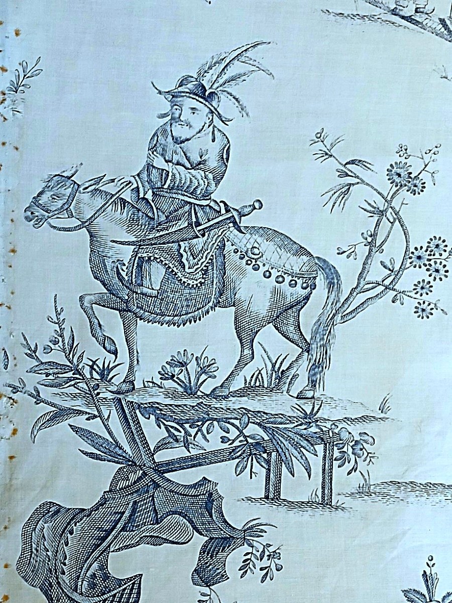 18th-century Toile De Jouy Panel-photo-2