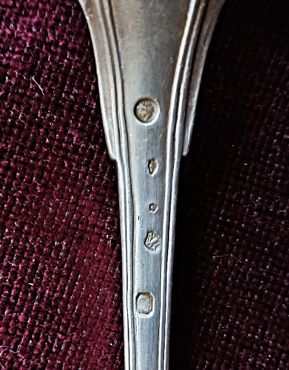 Ladle With A Solid Silver Mesh, Early 19th Century -photo-1